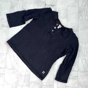 Splendid Baby Boy’s Navy Henley Long Sleeve Shirt